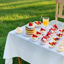 10/25/30/50 Piezas Vasos de postre mini de 70ml de plástico transparente para fiesta, yogur, parfait, pastel de queso, pudín, gelatina y aperitivos