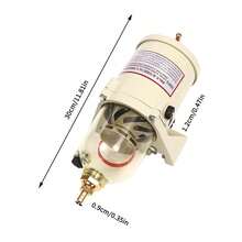 YUNRUX 500FG 500FH Marine Truck Gasoline Racor Filter Oil Water For 60GPH With Bolt - Multicolor - View 3