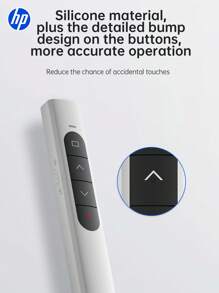 HP Hub USB senza fili, telecomando per presentazioni, clicker per presentazioni con controllo del volume e dei collegamenti, per Keynote/PowerPoint/PC/computer portatile, con custodia omaggio