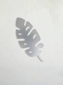 1件金银龟壳竹叶墙饰，热带植物艺术，波西米亚风家居装饰，简约墙面点缀，客厅卧室装饰，北欧风墙挂 - 彩色 - 查看 9