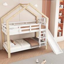 Kids Bed Frames, Headboards & Footboards - White + Solid Wood+MDF + 90cm*200cm - View 8