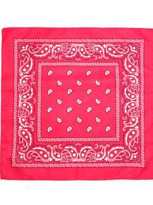 10 Stück Polyester Kaschumiblumen Muster Bandana Stirnband, Unisex Hip-Hop Outdoor Radfahren Kopftuch, 54*54cm großes Taschentuch