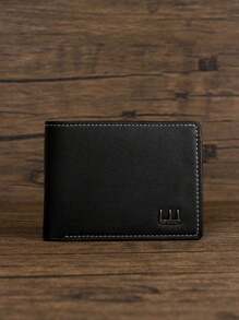 HOVI'S Portafoglio slim da uomo in PU leggero - Design bifold minimalista con finestra per il ID, più di 10 vani per le carte e tasca porta monete (11,8 cm compatto)