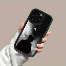 [Teléfono] Este teléfono con temática de Peggy Brinders presenta un elegante acabado mate y una textura única en forma de escalera. Ofrece un agarre cómodo y es compatible con varios modelos, incluidos los más recientes. Es para amigos, pareja o familia - Negro - Ver 8
