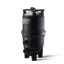 Sweiko Kartuschen-Poolfilter, 40 m² Filterfläche, Filter für eingelassene Pools, Filtersystem für Aufstellpools mit verbessertem Filter und auslaufsicher, für Whirlpools, Spas, aufblasbare Pools, 620 x 560 x 1169 mm, schwarz