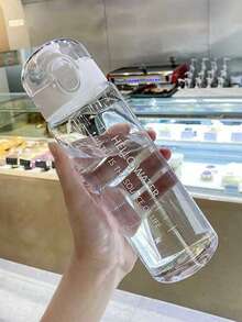 1 件 780ml 透明水瓶、杯子、夏季旅行水瓶，带翻盖和防漏嘴，便携式简易塑料饮料瓶，可重复使用的补水杯，适用于运动、健身房、办公室、学校、户外活动、夏季必需品 - 彩色 - 查看 6