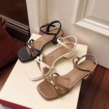 Women Flat Sandals - Brown - View 7