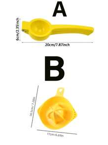 1pc Premium Lemon Juicer Manual Lemon Juicer Citrus Lemon Juicer Fruit Juicer Lime Juicer Metal Professional Manual Juicer Kitchen Tools Yellow Green