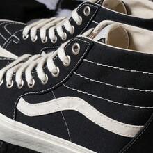 VANS SK8-Hi 锥形帆布鞋，男女通用休闲高帮运动鞋 VN0A4U169FN - 黑色 - 查看 8