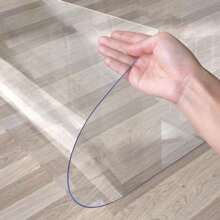 PVC 1.0mm Thick Transparent Soft Glass Tablecloth And Table Mat, High-Quality Non Washable, Waterproof, Scratch Resistant, Heat-Resistant, Simple And Generous Tablecloth, Suitable For Home Hotel Dining Table Cloth, Tea Table Cloth, Home Tablecloth 1pc