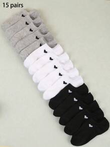 1/3/6/9/15 PairsNo Show Socks Women And Men Low Cut Ankle Short Anti-Slid Athletic Running Novelty Casual Invisible Liner Socks