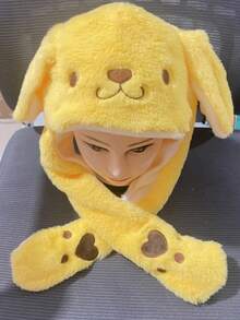 1 pieza Sombrero que se mueve cuando te aprietas las orejas, serie linda de Sanrio - Sombrero de Cinnamoroll, Sombrero de Kuromi, Sombrero de Pompompurin, Sombrero de Hello Kitty, Sombrero de My Melody