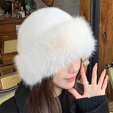 1 件冬季时尚女士人造毛皮便帽 - 柔软、毛绒、保暖，带耳朵保护 - 轻质、有弹性、透气的涤纶面料 - 可机洗，易于护理