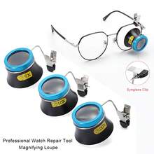 5X/10X/20X Clip-On Magnifier Loupe, Watch Repair Tools Magnifying Glass