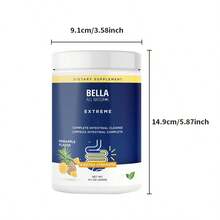 [Weight Loss Products]Bella - Colon Cleanse - 400grams EXTREME DETOX COMPLETE INTESTINAL CLEANSE LIMPIEZA INTESTINAL COMPLETA PINEAPPLEFLAVOR - 1件 - 查看 5