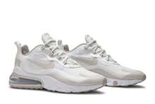 Nike Womens Air Max 270 React 'Summit White Orewood Brown' (Women's Sizes) Summit White/Light Orewood Brown CJ0619-102 Autumn New - 白色 - 查看 8