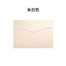 5个/包 A5/C5 加厚商务信封，适用于邀请函和贺卡 - 厚实横格纸，优质婚礼/派对用品 23*16.2厘米 返校季