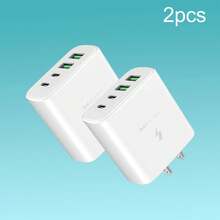 For I Phone 16/15/14/13/12/Plus/Pro/Pro Max Charger Super Fast Charging I Pad Charger USB C Wall Charger Fast Charging Suitable For Multiple People Charging, Multiple Devices Charging, Home Charging Needs, And Office Desks Phone Charger Multi-Port Nan