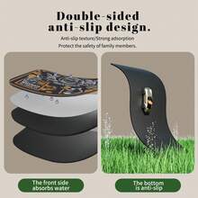 Alfombrilla Retro para Cafetera, Alfombrilla de Drenaje de Cocina, Alfombrillas Antideslizantes para Secado de Platos, Secado Rápido, Mantel para Grifo, Vajilla Lavable - Multicolor - Ver 8