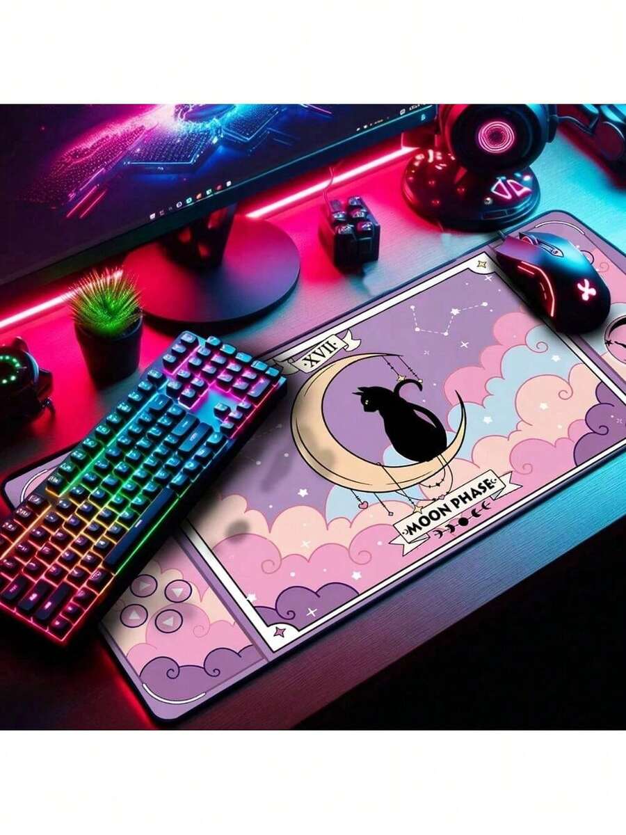 Non-Slip Stitched Mousepad Popular Style 65x32cm 70x35cm 90x40cm Gamer Work - 模型 2 - 查看 1