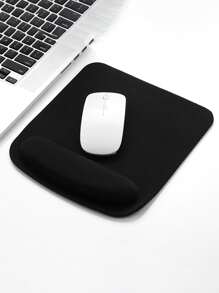 Mouse pads de 1/2 peças feitos de material EVA nas cores cinza ou preto. São almofadas de pulso antiderrapantes, modernas e minimalistas, adequadas para salas de estudo, escritórios, recepções de restaurantes de hotéis e cibercafés. Material escolar para a volta às aulas.