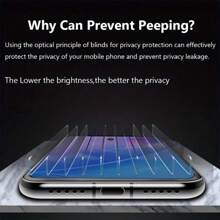 3Pcs Privacy Hydrogel Film For Galaxy Z Flip Series, Polyethylene Terephthalate Glossy Screen Protector, Fingerprint Compatible, Anti-Scratch, Ultra HD, Non-Tempered Soft Guard