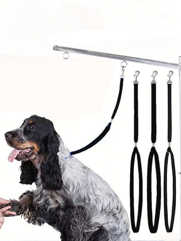 1pc Dog Grooming Restraint System - Secure Tie Down Straps For Grooming Table, Anti-Slip Pet Holder With Quick-Release Buckles (Black/Blue/Pink/Green)