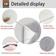 1set/1pc/2pcs Starfish Pattern Bathroom Anti-Slip Mat, Made Of Artificial Cashmere Material With Fluffy Decoration, Suitable For Doors, Bathrooms, Kitchens And Other Occasions, Machine Washable, Non-Slip, Daily Decoration, Can Be Given As A Gift To Friends, Men And Women