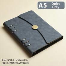 100 Sheets A5 Loose Leaf Notebook Notepad For Office And Daily Use, School Supplies, Back To School - Multicolor - View 9