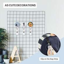 Nurse Badge Reel, Funny ID Badge Clip, Cute Badge Holder, This Is Fine Cat Badge Reels Retractable, Office Lanyard Accessories, Nursing Student Gifts - 薄荷藍 - 查看 8