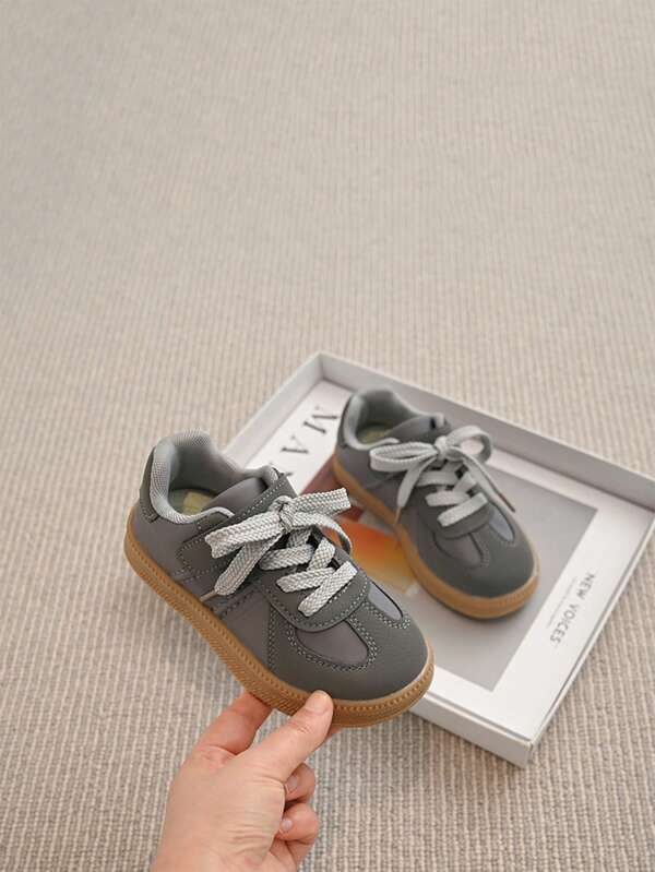 1 Pair Soft Sole Anti-Slip Durable Casual Shoes, Suitable For Spring And Autumn