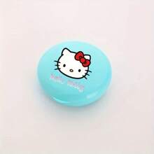Sanrio 1pc Portable Capsule Box For Hello Kitty, Suitable For 7-Day Travel, 7-Grid Airtight Container For Storing Loose Beads, Desktop Jewelry Box Storage