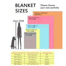 1pc Halloween Themed Plush Flannel Blanket, Featuring Ghost & Spider Web Patterns, Soft & Cozy Cartoon Halloween Themed Blanket, Ideal For Holiday Decor & Gifts, Suitable For Living Room, Bedroom, Office, Camping, Party, Autumn Design, Nap Blanket | Sofa Throw | Air Conditioning Blanket, Multiple Sizes Available, Bedroom Decor Blanket, Blue Blanket