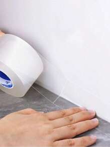 1 Roll Waterproof Sealant Tape For Kitchen/Bathroom, Mold-Resistant, Suitable For Sinks, Stoves, Toilets, Bathtubs, Edges, Cracks Etc., Wallpaper, Wall Stickers, Vinyl Decals, Home Decor, Spring Decoration, Refresh Your Home, Removable Decorative Stickers, Suitable For Birthday, Graduation Gifts.