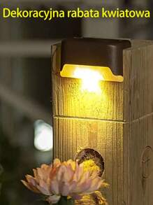 4 szt./12 szt. lamp solarnych na ogrodzenie, lampy schodowe, lampy stopniowe, wodoodporne lampy zewnętrzne ścienne IP44, używane na pedały zewnętrzne, ścieżki, dziedzińce, schody, ogrodzenia, poręcze, zewnętrzne lampy solarne LED, oświetlenie dekoracyjne, lampy solarne, dekoracyjne lampy zewnętrzne, wiszące lampy solarne na zewnątrz, retro metalowe lampy solarne, stoły ogrodowe, dziedzińce, chodniki, prezenty świąteczne na Nowy Rok