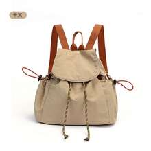 Women Fashion Backpacks - 灰色 - 查看 9
