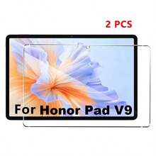 2 piezas Protector de pantalla de vidrio templado 9H compatible con Honor MagicPad4 / Honor Pad X8b Pad10 / Honor Pad 9 / Honor Pad X9a / Honor Magic Pad 2 / HONOR PAD V9, anti-arañazos, ultra claro, fácil instalación, compatible con varios estuches protectores, adecuado para Honor MagicPad3 / Honor Pad X7 - transparente - Ver 6