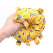 带铃铛的宠物狗玩偶、自娱狗球、带拨浪鼓的毛绒小狗玩偶