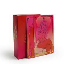 Feminine - Modern Romance Tarot Collection - "The Final Rose" Deck With Gold-Accented Playing Cards For Sorority Bonding Nights - Multicolor - View 3