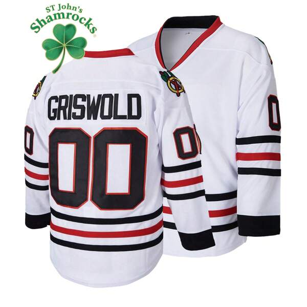 MEAN MACHINE 00 X-Mas Christmas Vacation Men Movie Hockey Jersey