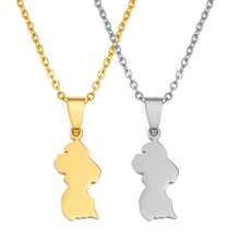 1 件圭亚那地图吊坠项链，适合女士女孩，不锈钢首饰 - 彩色 - 查看 8