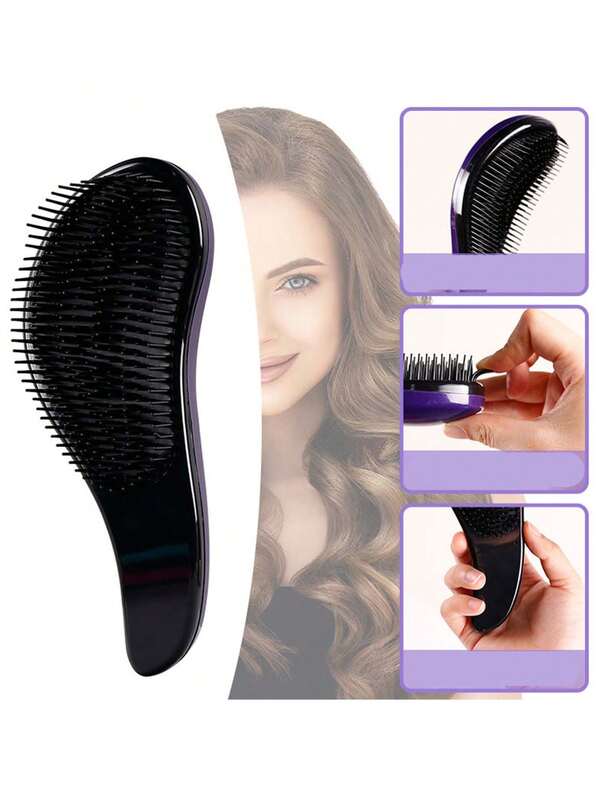 1pc Magic Handle Comb Anti Static Massage Hair Brush Detangle Shower Massage Hairbrush Comb Salon Hair Styling Tool Shower Massage Hairbrush Combs, Hair Brush, Detangling Brush, Ball Brush, Mini Hair Brush Set, Wooden Comb, Hair Brush Hair Comb, Hair Brush Set, Comb Hair, Mini Hair Brush, Detangling Brushes, Hair Products, Hair Tools, Hair Stuff, Hair Care, Curly Hair Brush, Hairdressing Equipment, Travel Essentials, Hairstyle, Hairdressing,Hair Brush,Slick Back Brush,Styling Brush,Curly Hair Brush,Edge Brush,Hair Comb,Brush Hair,Hair Brush Set,Comb Hair,Comb For Curls,Detangling Brush,Hair Brush For Women,Hair,Travel,Hair Products,Hair Tools,Hair Stuff,Barber,Barber Accessories,Barbershop,Hairdressing Equipment