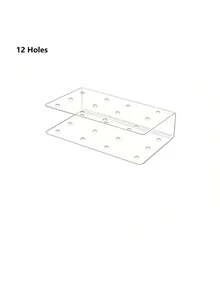 1 pièce/2pcs Support pour sucettes de gâteau, support à sucettes en acrylique, présentoir transparent pour sucettes de gâteau, support à sucettes de bonbons 12/15 trous - Taille unique - Voir 13