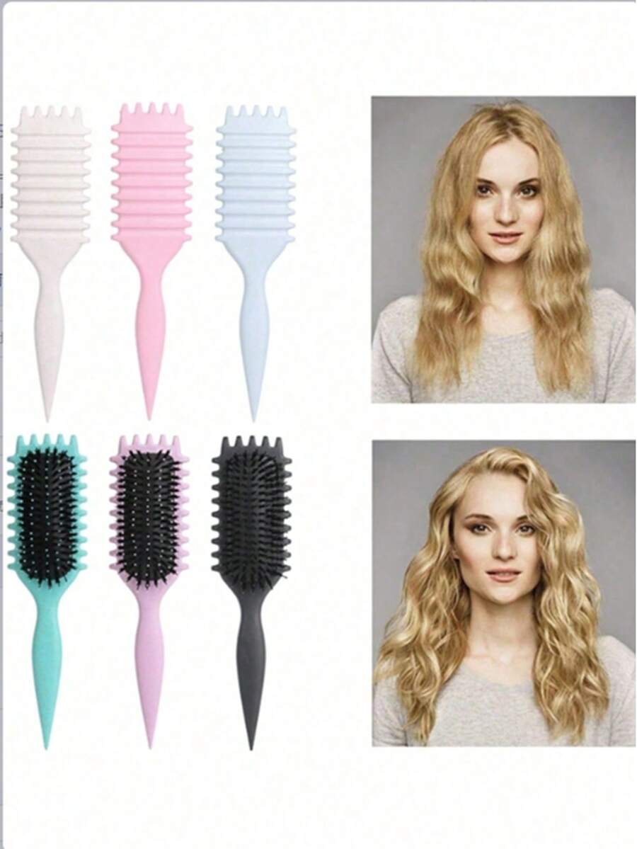 2025 新款卷发梳-卷发梳 定型卷发梳，适用于卷发，卷发梳，湿发，塑造和定型女士卷发
