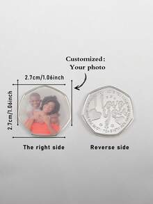 1 đồng xu kỷ niệm bằng đồng in ảnh nhiều màu sắc theo yêu cầu, nhiều kiểu dáng để lựa chọn, thích hợp cho Ngày của Cha, Ngày của Mẹ, Ngày Valentine, Sinh nhật, Kỷ niệm, Lời tỏ tình, Đám cưới, Kỷ niệm gia đình, Bạn bè, Tốt nghiệp, Giáng sinh, Quà tặng cao cấp, Phong cách sống mùa hè thư thái, Đồ dùng quà tặng Giáng sinh - phong cách 1 - Xem 13