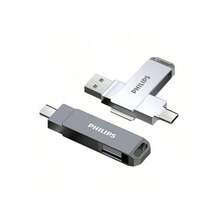 PHILIPS PHILIPS 60UT-S USB 3.2 Type-C Flash Drive Dual Interface High-Speed Large Storage Universal For Mobile And Computer