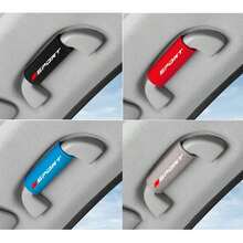 2 件装毛绒汽车顶门把手套、汽车扶手套、汽车门把手保护套，适合所有车辆 - 彩色 - 查看 4