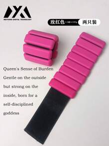 MEIYIXING MEIYIXING 1 par de brazaletes y tobilleras deportivos de moda y con resistencia, 2 libras por par (925 gramos, gimnasio)