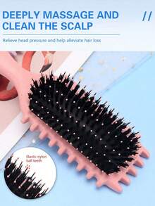 Women's Curling Brush/Curling Brush/Air Cushion Brush – Summer Curl Styling Brush For Curly Hair, Anti-Frizz, No Pull Design – Candy Brush Design - Multicolor - View 10