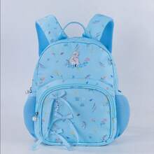 Disney 冰雪奇缘艾莎公主小书包可爱卡通手提轻便学生背包卡通书包动漫幼儿园书包书包